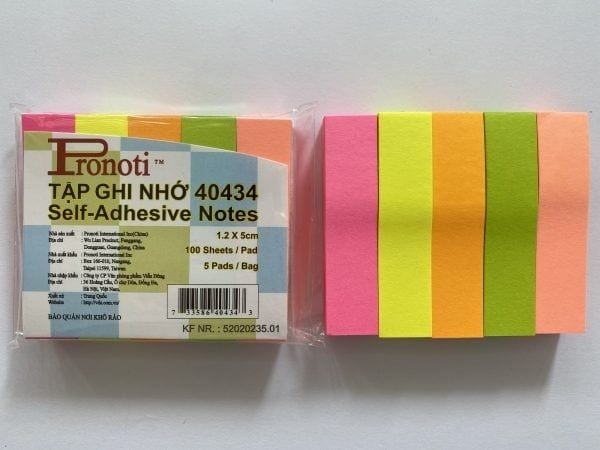 Giấy phân trang PRONOTI 5 màu 40434