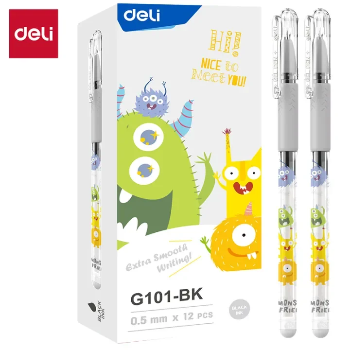 Bút gel DELI  G101 BK đen