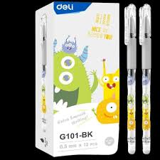 Bút gel DELI  G101 BK đen