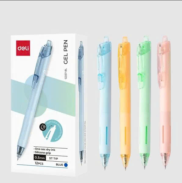 Bút gel BL-G337-BL xanh_Hộp(12)