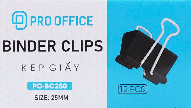 Kẹp đen 25mm PO - BC250