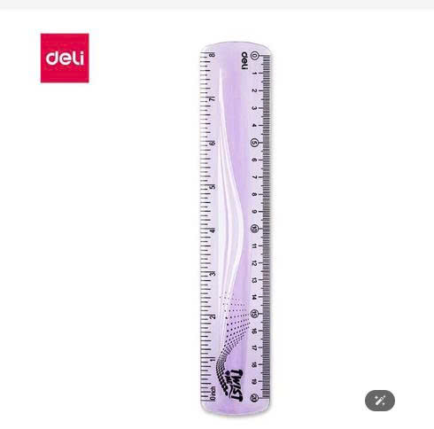 Thước kẻ Deli 20cm - H20 (Dẻo)