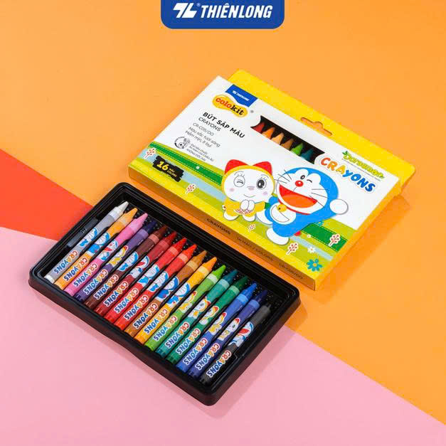 Bút sáp Thiên Long 16M CRC05 DO