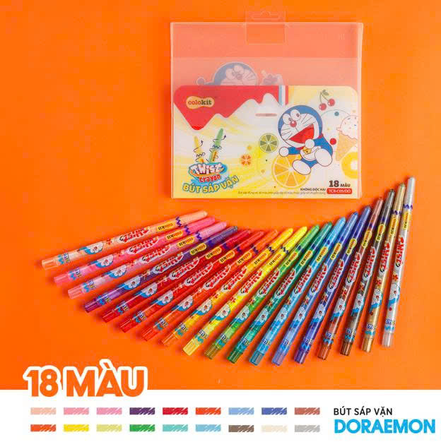 Bút sáp vặn Thiên Long 18M TCRC05 DO