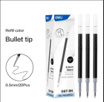 Ruột bút bi nước Deli 0.5mm G97 BL