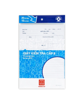 Giấy KT cấp 2 Hồng Hà 4933