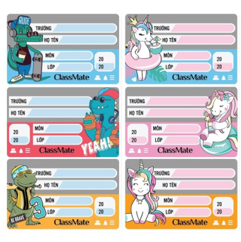 Nhãn vở CLASSMATE NT225 Funny