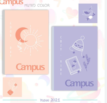 Vở KN CAMPUS MUTED COLOR 80tr -NB/BMUC80