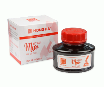 Mực viết Hồng Hà 60ml  3434