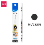 Ruột bút gel Deli 0.5mm đen No.G35 BK