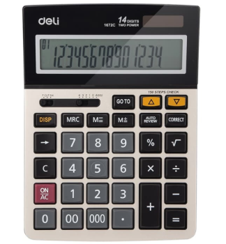 Máy tính Deli 14 số DL 1672C