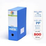 File hộp PP 75-A4 Xanh FO-BF02 (Flexoffice)