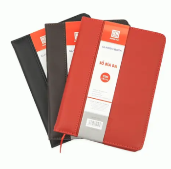 Sổ Bìa da HBook Hồng Hà A5/200tr 4613