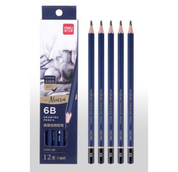 Bút chì gỗ Deli 6B S999 6B