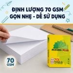 Giấy In Accura Plus A4 70gsm Chính Hãng INDONESIA – Giá Sỉ Tại Hà Nội