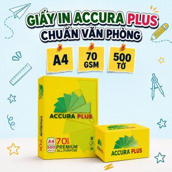 Giấy In Accura Plus A4 70gsm Chính Hãng INDONESIA – Giá Sỉ Tại Hà Nội