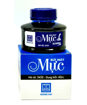 Mực viết Hồng Hà 60ml 3432 màu Xanh