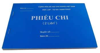 Phiếu chi 2 liên