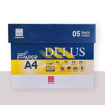 Giấy In Hồng Hà Delus A4 ĐL70 Chính Hãng – giá sỉ