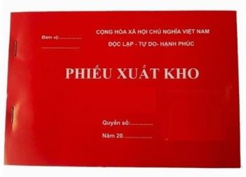 Phiếu xuất kho A5 3 liên