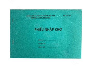 Phiếu nhập kho A5 1 liên