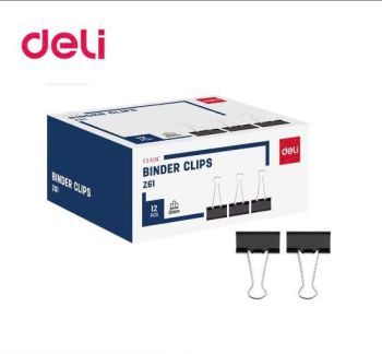 Kẹp đen Deli 51mm - EZ61_Hộp(...)