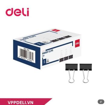 Kẹp đen Deli 32mm - EZ63_Lố12