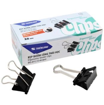 Kẹp đen 32mm TL - DCL011_Hộp(12)