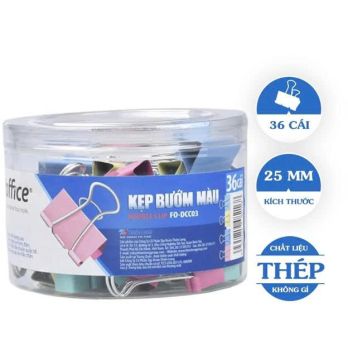 Kẹp màu 25mm FO - DCC03_Hộp(...)