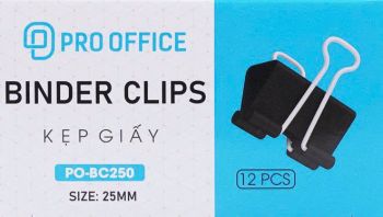 Kẹp đen 25mm PO - BC250