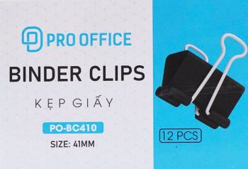 Kẹp đen 41mm PO - BC410