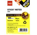 Giấy nhớ Deli 3x2 - A602 vàng